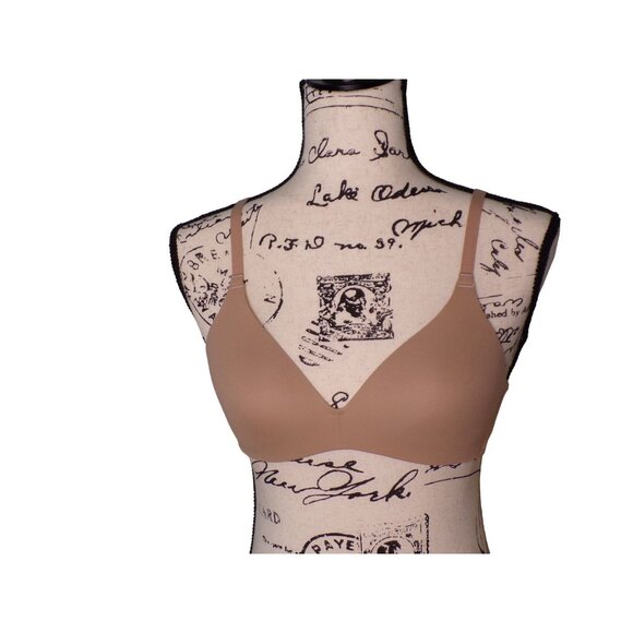 🆕WACOAL Comfort First Wireless T-Shirt Bra 34DD Beige #856339 - Picture 7 of 10